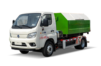福田祥菱M2型纯电动钩臂垃圾车 